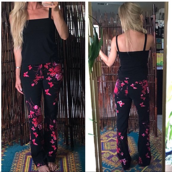 😍Vintage XOXO Floral Black Jeans😍 - Picture 8 of 8